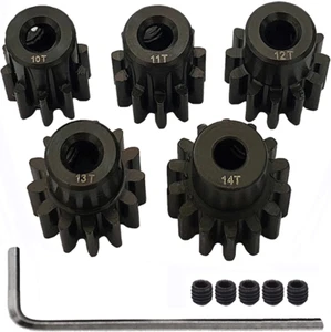 Ingranaggio Pignone 32P Metallo Acciaio 3.175Mm Albero 10T 11T 12T 13T 14T con Chiave Esagonale per R - Foto 1 di 12