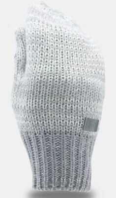 Guantes de punto brillante UA para niñas colores marfil/acero/plateado nuevos con etiquetas Foto 1 de 2