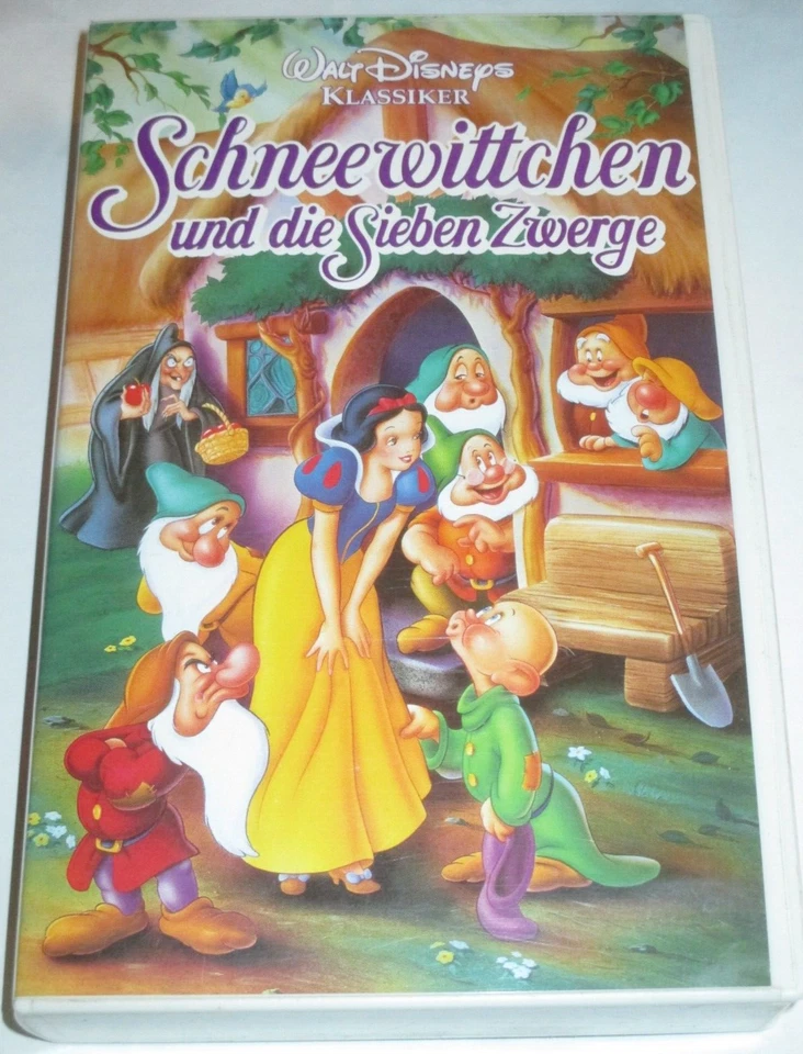 Walt Disney - Schneewittchen und die Sieben Zwerge - VHS/Zeichentrick/Holo - Bild 1 von 1