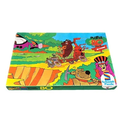 Wacky Races Puzzle Complete Hanna Barbera Made in Germany Schmidt Muttley - Image 1 of 4
