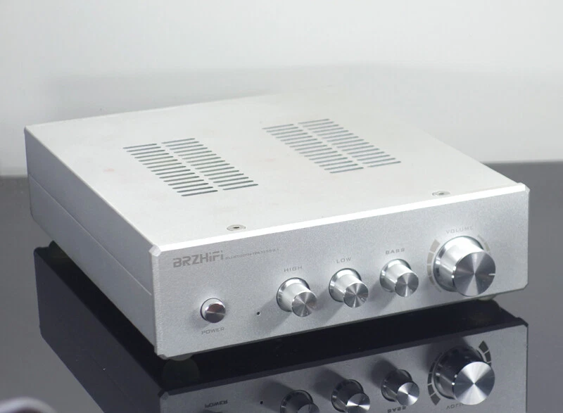 BRZHIFI Dual Core TPA3255 High Power 2.1 Channel BT5.0 Amp Subwoofer HD Audio Amplifier