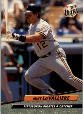 1992 Ultra MLB Mike LaValliere #254 - Image 1 of 2