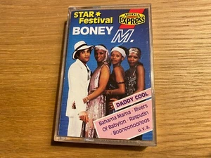 BONEY M "STAR FESTIVAL" 1986 ARIOLA EXPRESS WEST GERMAN PRESS MUSIC CASSETTE OOP - Picture 1 of 24