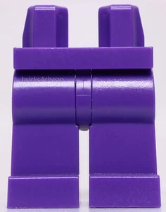 Lego púrpura oscuro monocromo caderas y piernas lisas - Imagen 1 de 1