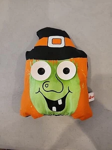 Hexe Hexe 8 Zoll Vintage Halloween Fun World Plüsch Fenster/Wand Dekor - Bild 1 von 3