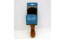 Titan Club Wooden Unisex Reinforced Firm Boar Bristle Wood Hair Brush #945