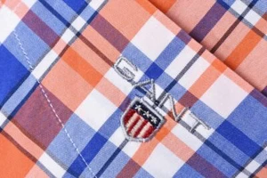 Camicia Gant Portofino Popeline a quadri manica lunga taglia M - Foto 1 di 7