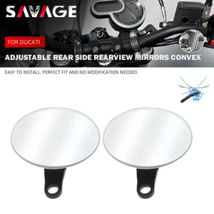 Espejos retrovisores ajustables convexos para DUCATI Scrambler 800 Cafe Racer 803 1100 - Imagen 1 de 21
