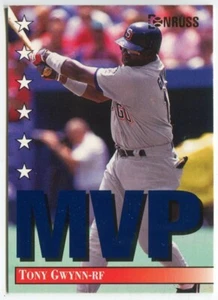 1993 Donruss MVP Insert #MVP-13 Tony Gwynn San Diego Padres - Picture 1 of 2