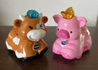 Vtech Go Go Smart Animal Brown White Cow & Pink Pig Light and Sound