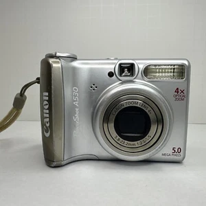 Canon PowerShot A530 Digital Camera 4X Optical Zoom  FOR PARTS ONLY - Picture 1 of 12