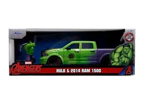 JADA 2014 RAM 1500 PICKUP TRUCK 1:24 MARVEL AVENGERS HULK 99726 DIECAST  #82 - Picture 1 of 5