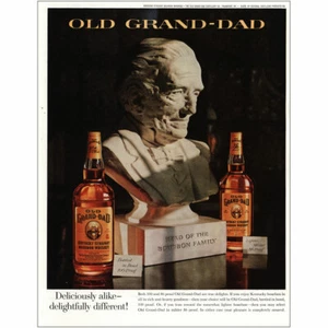 1960 Old Grand-Dad Whiskey: Deliciously Alike Vintage Print Ad - Picture 1 of 1