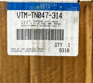 Johnson Controls VTM-TN047-314 / VG7241GT+3008E 1/2 Terminal Unit Valve - Picture 1 of 3
