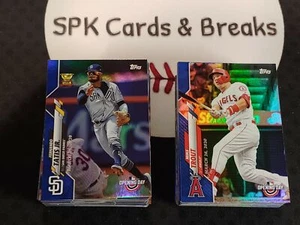 2020 Topps OPENING DAY BLUE FOIL PARALLEL You Pick From List $0.99 Ship - Picture 1 of 1