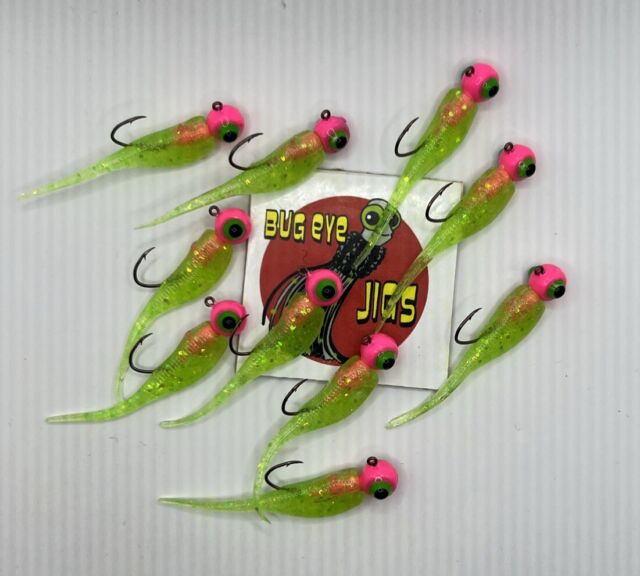 Pink Jig Crappie Fishing Baits, Lures for sale