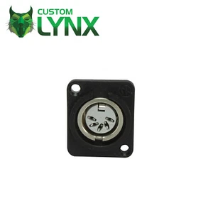 Presa telaio MIDI 5 pin din. Neutrik tipo D. 180° Connettore montaggio pannello donna - Foto 1 di 4