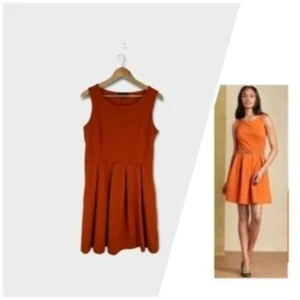 Tommy Hilfiger Fuchsia Orange A-Line Mini Dress Size Medium - Picture 1 of 8