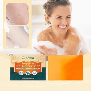 Persimmon Soap for Body Odor, Soap Odor Eliminating Persimmon Soap Bar - Picture 1 of 16