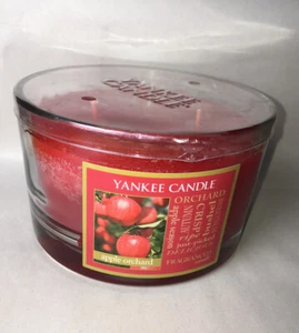 YANKEE CANDLE Apple Orchard Large 17 oz 3 Wick ROUND TUMBLER Jar New. - Picture 1 of 9