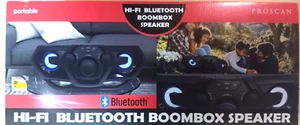 Proscan Hi-Fi Bluetooth Boombox Speaker, Portable, NEW IN BOX - Picture 1 of 2
