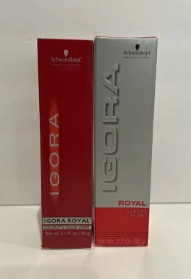 Schwarzkopf Igora cor de cabelo permanente sua escolha!! NOVO NA CAIXA  - Imagem 1 de 4