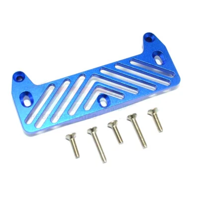 NEW GPM Racing Aluminum Front Bumper Mount Blue for Tamiya Lunch Box - Image 1 of 4