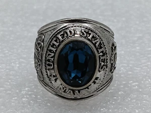 US Navy Sterling Ring - Picture 1 of 10