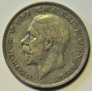 mw25598 Great Britain; Silver Half Crown 1936  George V    KM#835 - Picture 1 of 2