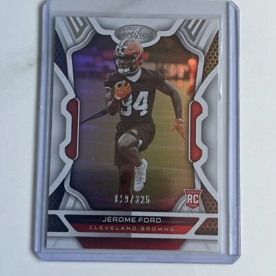 2022 Certified Jerome Ford RC /325 Browns - Image 1 of 2