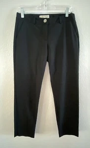 MK Michael Kors Black 2 Petite Dress Pants Belt Loops Zip Hook Free Ship - Picture 1 of 7