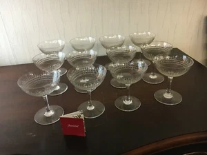 7 x 6 Sektschalen Modell Nancy Baccarat Kristall (Preis für 6 Gläser) - Bild 1 von 12