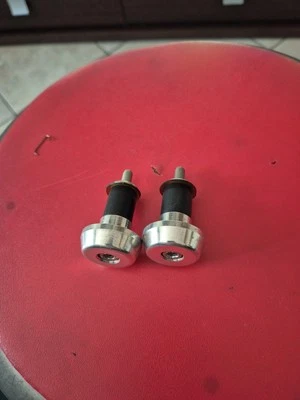 CONTRAPPESI MANUBRIO ARGENTO MOTO SCOOTER STABILIZZATORI BILANCIERI Argento  - Immagine 1 di 2