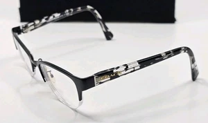 Coach HC5078 9254 Satin Black Crystal Mosaic Eyeglasses 50 18 135 FRAMES ONLY  - Picture 1 of 7