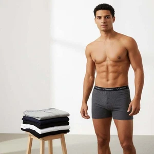 Calzoncillos boxer deportivos clásicos para hombre elásticos suaves ropa interior cómoda paquete de 3,6,12 - Imagen 1 de 25