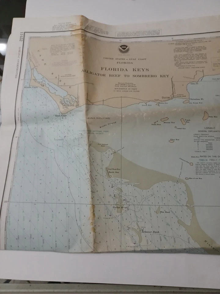 Cayos de Florida: mapa clave de arrecife de cocodrilo a sombrero Foto 1 de 4