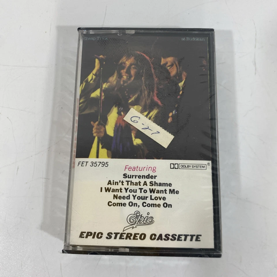Cheap Trick Live At Budokan - Promo Epic Cassette Tape - Brand New, Sealed Nos - Image 1 of 4