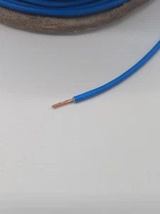 18AWG Cable Blue. Sold per 2M Tri Rated Cable 1.0mm2 - Picture 1 of 2