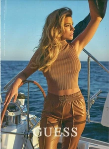Guess Magazin Printanzeige Werbung von Eva Disenko Sexy Damenmode 1pg 2023 - Bild 1 von 6