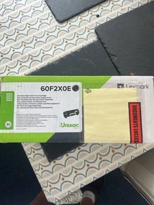 Oryginalny kaseta z czarnym tonerem Lexmark 60F2X0E o bardzo wysokiej wydajności 20 000 stron VAT z - Zdjęcie 1 z 4