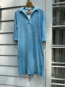 Vintage The Lilly Pulitzer White Label Jersey dress large size 12/14 original - Picture 1 of 14