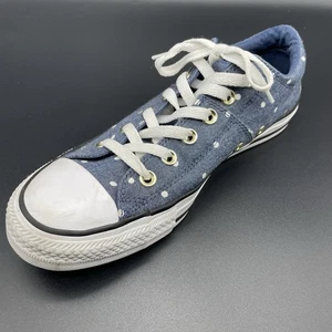 Converse Chuck Taylor All Star Madison Ox 560688C para mujer EE. UU. 9 Reino Unido 7 azul marino/dorado - Imagen 1 de 23