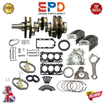 NITRATE CRANKSHAFT WITH ENGINE REBUILD KIT FOR LAND ROVER RANGE ROVER 3.0D 306DT - Image 1 of 4