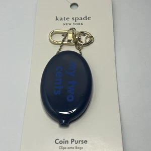 Kate Spade x Target My Two Cents Coin Purse Keychain Limited Edition NWT - Picture 1 of 5