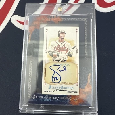 2011 Topps Allen And Ginter Jason Hayward Mini Frame Auto - Image 1 of 2