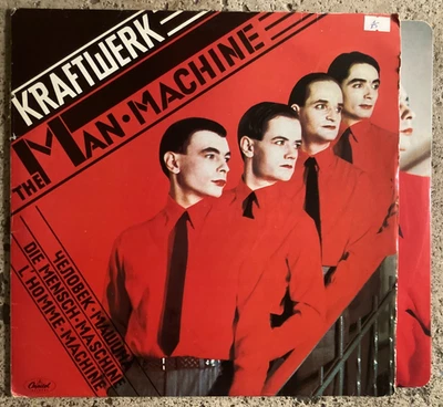 KRAFTWERK - THE MAN MACHINE UK 1978 ELECTRO/SYNTH POP VINYL LP RECORD 💥EX - Image 1 of 2