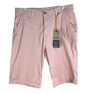 Blend Jeansmaker Chino Shorts Mens M Pink Classic Beach Pool Club Flat Front NWT - Picture 1 of 10