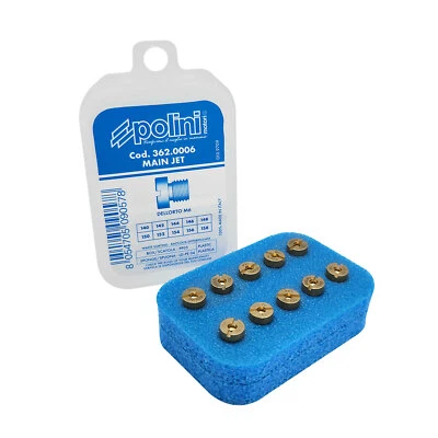 MF7929 Set 10 Chorros Máximo 140/158 M6 6mm Dellorto Phbn Phbl Phva Vhsh Vhst - Imagen 1 de 4