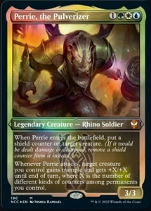 Perrie, the Pulverizer - Foil - Display Commander - Thick Stock x1 - Commander:  - Picture 1 of 1