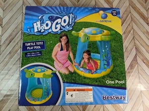 H2OGO Turtle Totz Play Pool Green & Blue - Picture 1 of 6